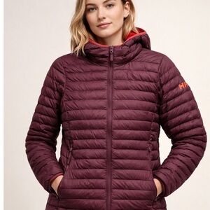 Helly Hansen Women's Puffer Jacket - Burgundy